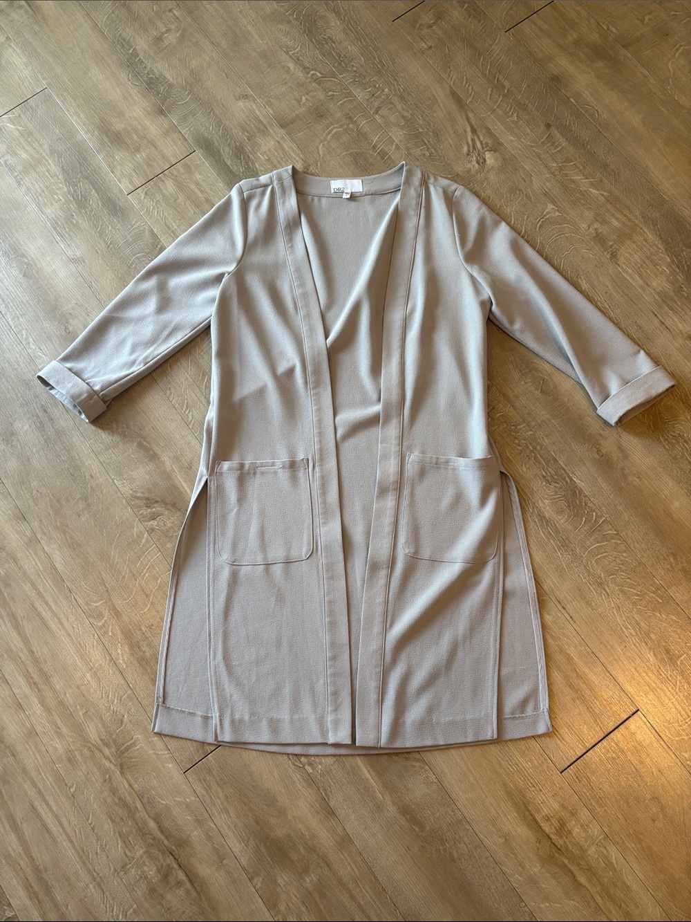 DR2 Daniel Rainn Nordstrom Grey Textured Cardigan Size Small